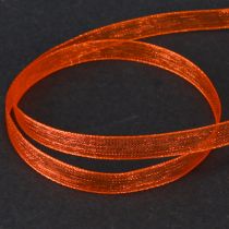 Artikel Organzaband Geschenkband Orange Band Webkante 6mm 50m