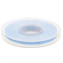 Artikel Organzaband Geschenkband Hellblau Band Blau Webkante 6mm 50m