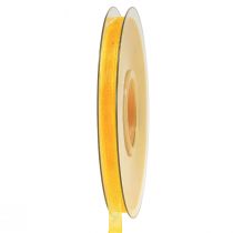 Artikel Organzaband Geschenkband Gelb Band Webkante 6mm 50m