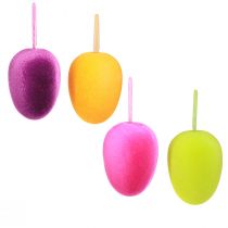 Artikel Ostereier zum Hängen Grün Gelb Pink Berry 11cm 4 St