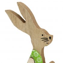 Artikel Osterhase aus Holz sitzend 11cm 8 St