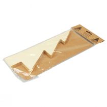 Artikel Papier Weihnachtsbaum Papier Tannenbaum Creme Gold H30cm