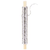 Artikel Papierkordel Draht umwickelt Ø0,8mm 22m Silber