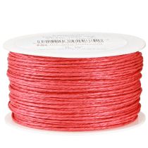 Artikel Papierkordel Draht umwickelt Ø2mm 100m Rot