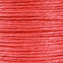 Artikel Papierkordel Draht umwickelt Ø2mm 100m Rot