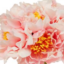 Artikel Paeonia Pfingstrose Kunstblume Peonie Rosa Ø6cm 28cm 7 St