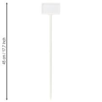 Artikel Pflanzensteckschild zum Wechseln 40cm 10St.