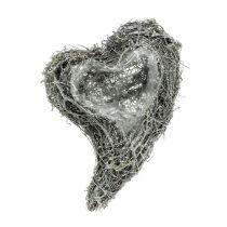 Artikel Pflanzherz Rebe 15cm x 23cm x5cm weiß 4 St