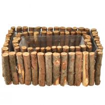 Artikel Pflanzkasten Holz Kräuterkasten Birke L23/28cm 2er-Set