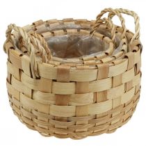 Artikel Natur Pflanzkorb Set 3er-Set Blumenkorb Übertopf Boho Deko Korb Geflecht Ø18/23/29cm