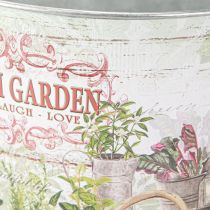 Artikel Pflanzkübel Blumenkübel Rund Metall Fresh Garden H21cm