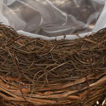 Artikel Pflanzschale Tasse Stroh Reben Natur Braun Ø20cm
