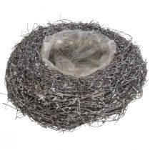 Artikel Pflanzkorb Pflanzschale Reben Weiß Gewaschen Ø20cm H8cm