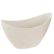 Artikel Pflanzschiffchen Dekoschale Kunststoff Beige 20×9cm H12cm 3St