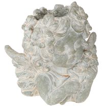 Artikel Pflanztopf Engel Steinguss Figur Grabschmuck 19,5×12×19,5cm