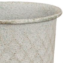 Artikel Pokalvase aus Metall Kelch Vintage in Grau Ø10cm H24cm