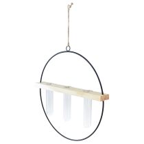 Artikel Reagenzglas Deko Vase Dekoring Metall Schwarz 29×4×29cm