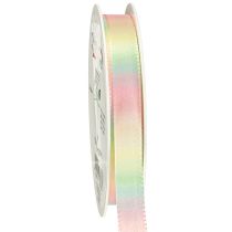 Artikel Regenbogen Band Pastell Dekoband Geschenkband 15mm 18m