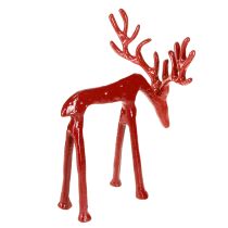 Artikel Rentier Deko Metall Figur Weihnachtsdeko Rot 16×13×19cm