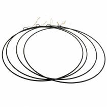 Artikel Dekoring zum Hängen Schwarz Ø35cm 4St