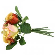 Artikel Rosenstrauß Orange Ø17cm L25cm