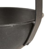 Artikel Schale zum Bepflanzen Deko Kelle Anthrazit Ø12,5cm 3St