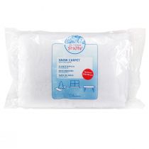 Artikel Schneedecke in Weiß mit Glitzer in Silber 250cm x100cm