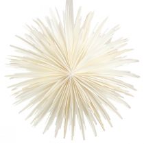 Artikel Schneeflocke Papier zum Hängen Großer Stern Weiß Ø50cm