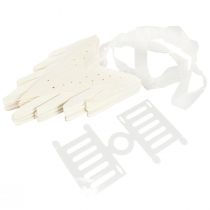 Artikel Schneeflocke Papier zum Hängen Großer Stern Weiß Ø50cm