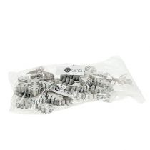 Artikel Schneeflocken aus Holz weiß-grau sort. 7-12cm 6St