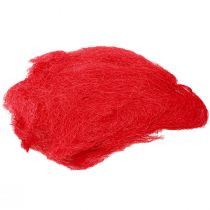 Artikel Sisal Rot, Weihnachtsdeko, Sisal-Wolle 300g