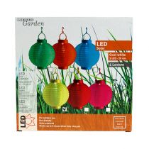 Artikel Lampion LED mit Solar 20cm Gelb