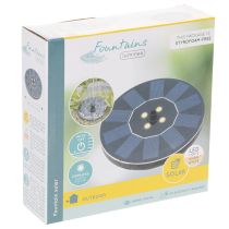 Artikel Solarpumpe für Gartenteiche Schwimmendes dekoratives Wasserspiel LED 16cm