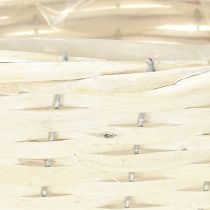 Artikel Spankorb Weidenkorb Weiß gewaschen Natur 29×18×14cm