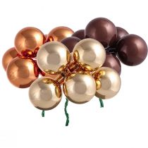 Artikel Spiegelbeeren Weihnachtskugeln Gold Braun Ø40mm 32 St