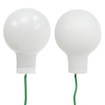 Artikel Spiegelbeeren Ø2cm Weiß matt, glänzend 140 St