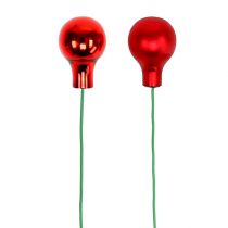 Artikel Spiegelbeeren Rot Matt, Glänzend Ø1,5cm 140 St