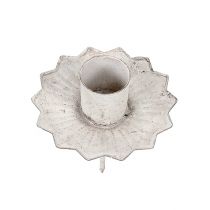 Artikel Spitzkerzenhalter zum Stecken Ø7cm Creme 4St