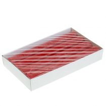 Artikel Stabkerzen durchgefärbt Rot 34mm x 240mm 4 St
