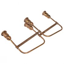 Artikel Stabkerzenhalter Antik Für 4 Kerzen Gold 18×18cm H16,5cm