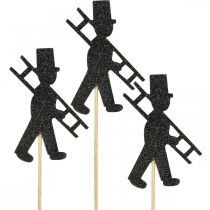 Artikel Schornsteinfeger Glücksbringer Blumenstecker 7cm 24 St