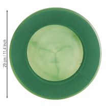 Artikel Steckschaum Kranz mit Schale Nasssteckschaum Ø29cm 2 St