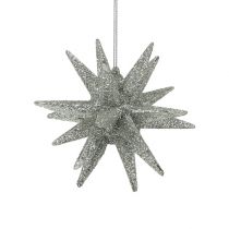 Artikel Sterne mit Glimmer Champagner 11,5cm 4 St