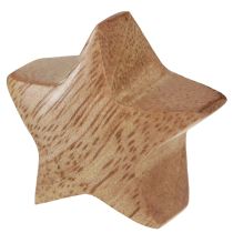 Artikel Streudeko Holz Mini Sterne Adventsdeko Mangoholz 3cm 9 St