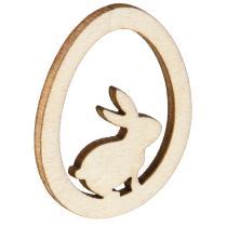 Artikel Streudeko Ostern zum Basteln Hase Ei Holz Natur 4cm 72St