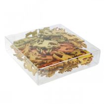 Artikel Streudeko Weihnachten Holz Hirsch Natur 4×3cm 72 St