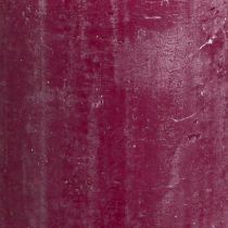 Artikel Stumpenkerzen durchgefärbt Berry Kerzen Lila 60×80mm 4 St