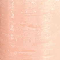 Artikel Stumpenkerzen durchgefärbt Hellrosa Kerzen Rosa 85×200mm 2St