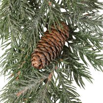 Artikel Tannengirlande Weihnachten Zapfen Winter Frost 180cm