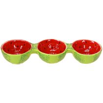 Artikel Tapas Set Wassermelone Dipschalen Keramik 8,5×28cm 1St